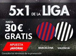 suertia promocion Barcelona vs Valencia 14 abril