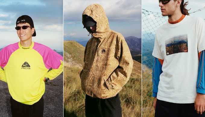 Supreme revela peças de colaboração com a Nike ACG