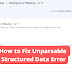 How to fix ‘Unparsable structured data’ in Google Search Console?