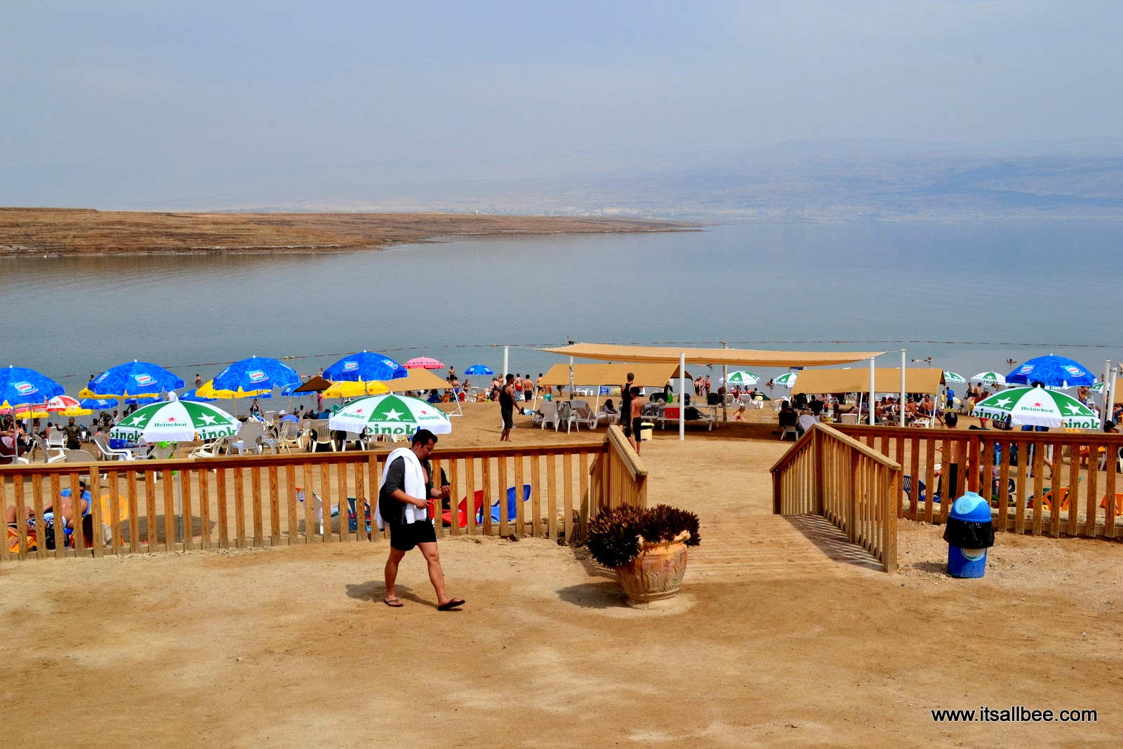Floating in Israel's Dead Sea