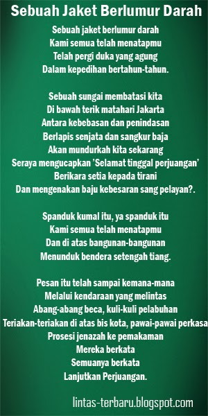 Kumpulan Puisi Taufiq Ismail Lengkap Terbaik  Caption 