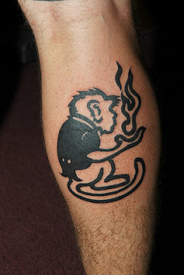 monkey tattoo