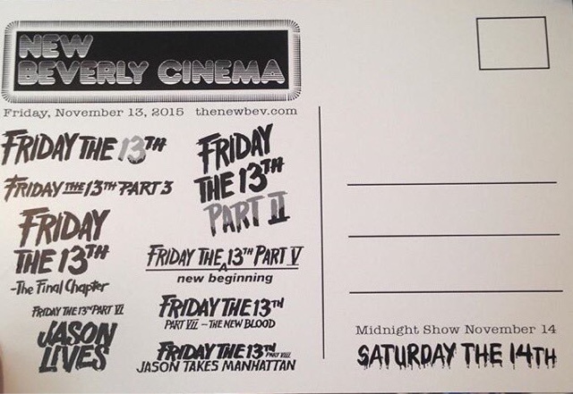 Friday The 13th Film Marathon Coming To New Beverly Cinema, All On 35MM!