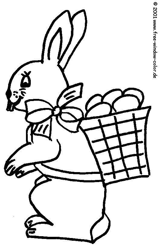 Kostenlose Malvorlagen Osterhase