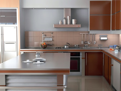 Hiasan Ruang Dapur  Warna  Cerah Nampak  Lebih Luas  Koleksi 