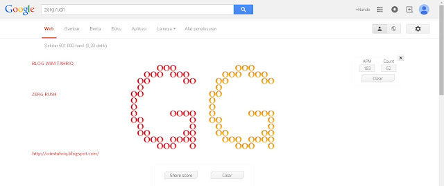 Zerg Rush, Game Rahasia Dari Google