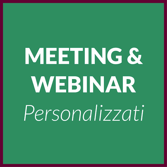 MEETING & WEBINAR Personalizzati