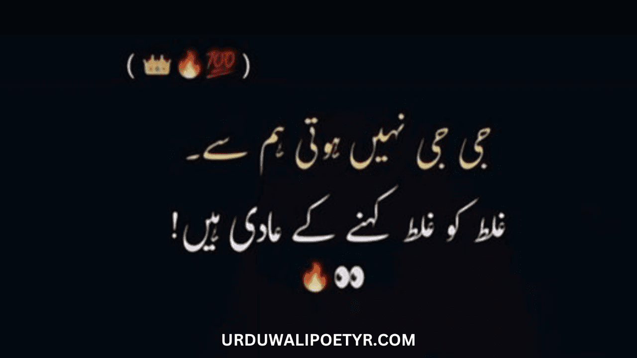 Attitude Urdu poetry In 2 Line whit images | Best Attitude Urdu shayari
