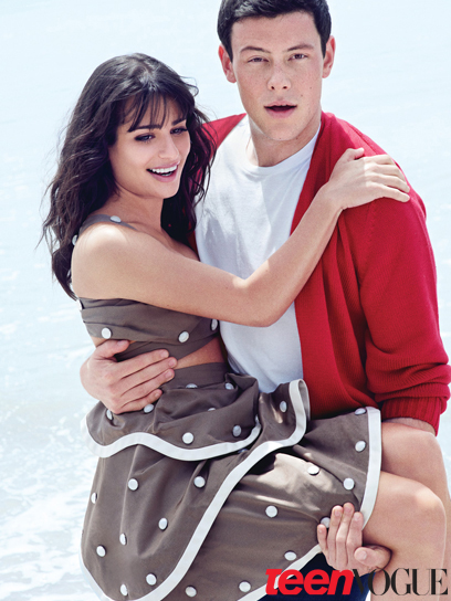 lea michele and cory monteith gq. quot;Lea and Coryquot; Glee stars