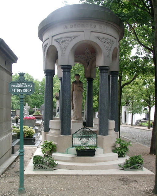 Grave of Georges Bos, Cimetière du Père-Lachaise, Père Lachaise Cemetery, Quartier du Père-Lachaise, 20th arrondissement, Paris