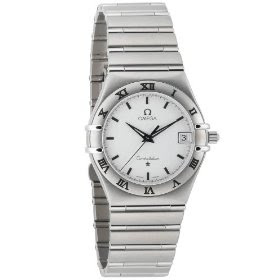Constellation Stainless Steel Bracelet Watch By Omega Men's 