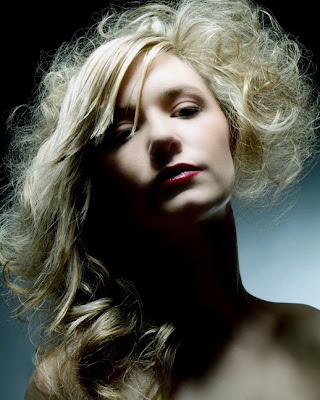model, beautiful, hair highlights, blonde