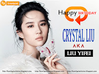 birthday wishes liu yifei pictures along holding silver butterfly clip