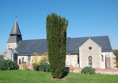 Amfreville-les-Champs Église Saint Pierre, autrefois église Saint Martin - La façade nord