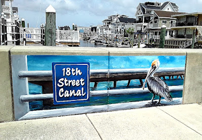 Street Art at 18th Street Canal in North Wildwood