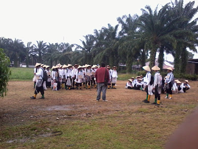 Hari Pertama Ospek di Kawasan Laboratorium Fakultas Pertanian Universitas Islam Sumatera Utara Almunawarah