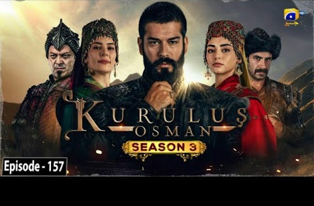 kurulus osman urdu season 3 episode 157 Urdu and Hindi