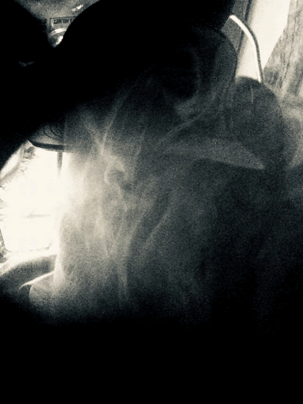 Up Close Black And White Hypnosmoke Wearing Leather Hat And Gloves 3/9 Animations Oregonleatherboy