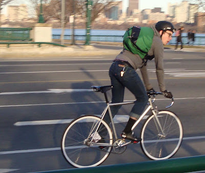 Boston Cambridge bicycle commuter