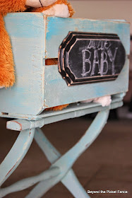 luggage rack and crate upcycled and repurposed http://bec4-beyondthepicketfence.blogspot.com/2014/05/a-cratea-luggage-rack.html