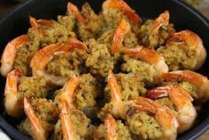 Stuffed Baked Jumbo Shrimp