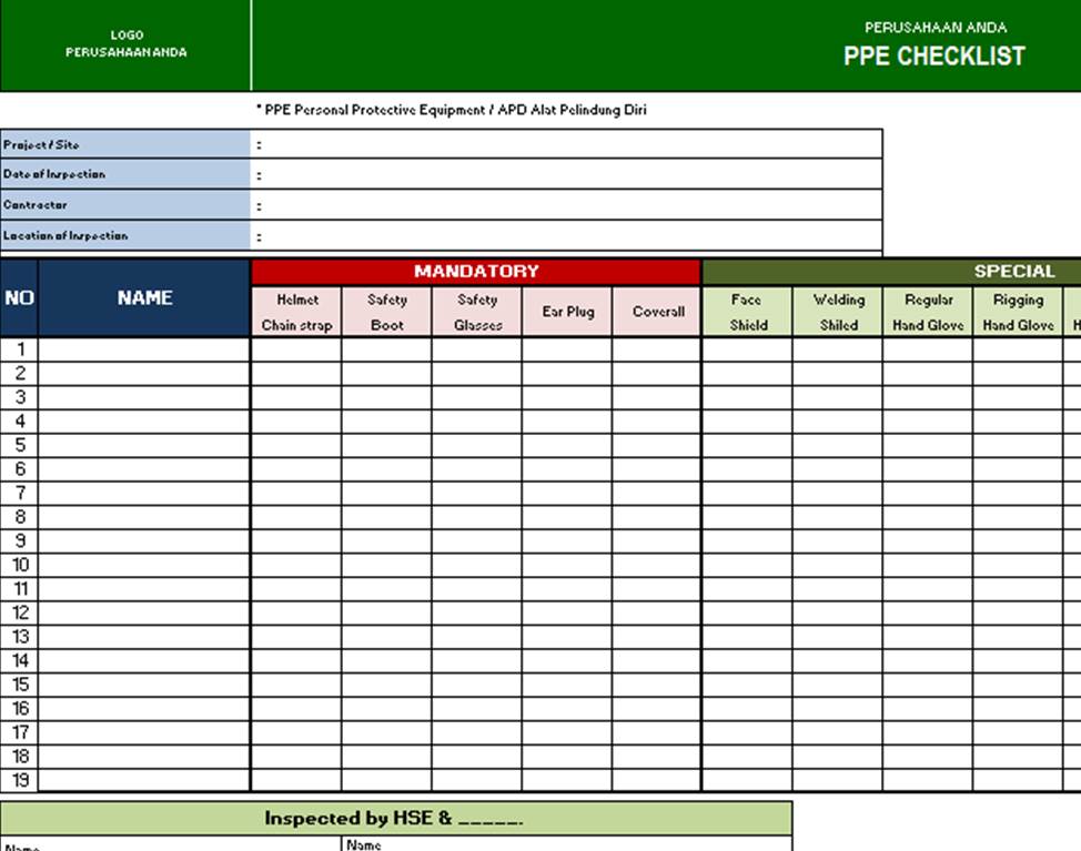 PT. Sistem Manajemen Utama: Paket Formulir Kosong (blank 