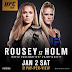 Dana White anuncia luta de Ronda Rousey contra Holly Holm no UFC 195, em janeiro de 2016