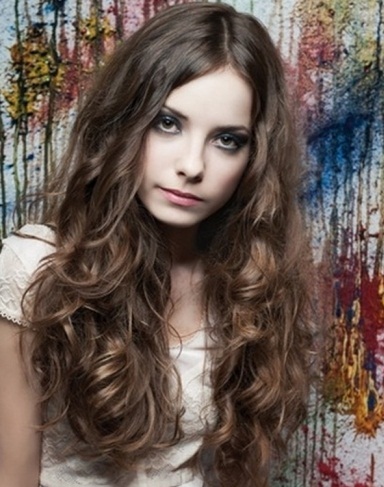 Long Curly Romantic Hair Style 2014