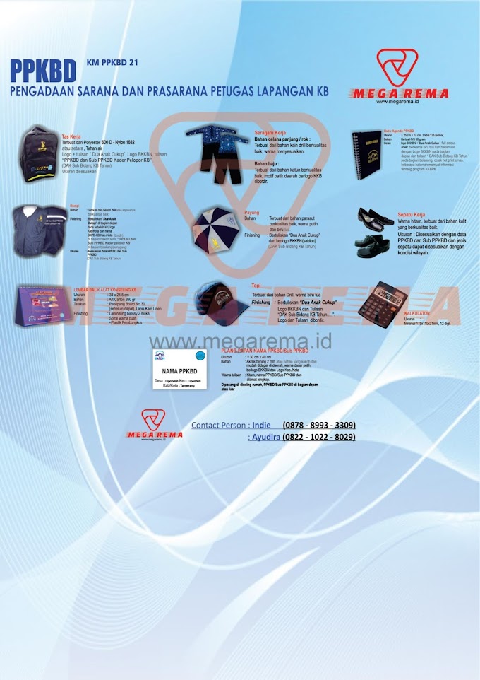 PPKBD Kit BKKBN 2021 - Paket PPKBD KIT 2021 -  PPKBD KIT BKKBN 2021