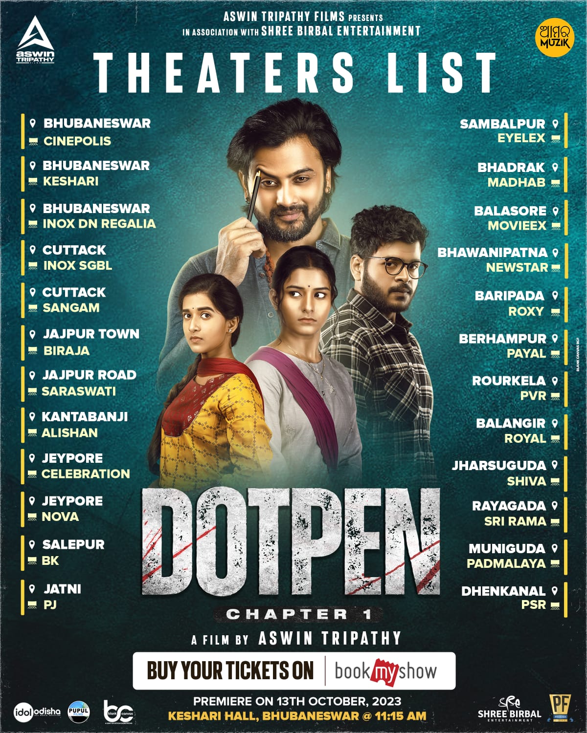 'Dotpen: Chapter 1' release theatre list