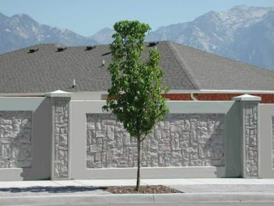 gambar pagar tembok samping rumah terbaru