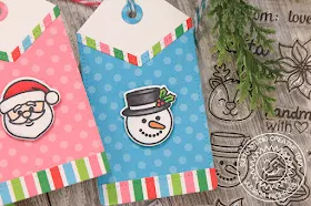 Sunny Studio Stamps: Build-A-Tag Holiday Cheer Paper Christmas Icons Ugly Christmas Sweater Tags by Juliana Michaels
