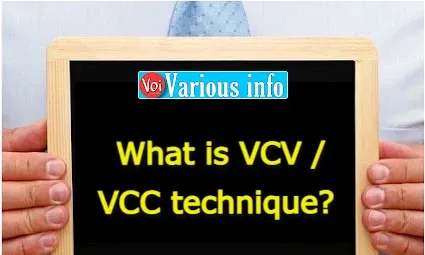 What is VCV / VCC technique? Objective question and answer related to VCV / VCC technique