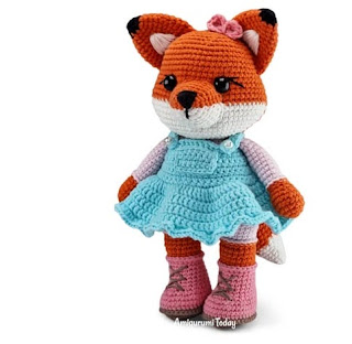 PATRON GRATIS ZORRA AMIGURUMI 58290