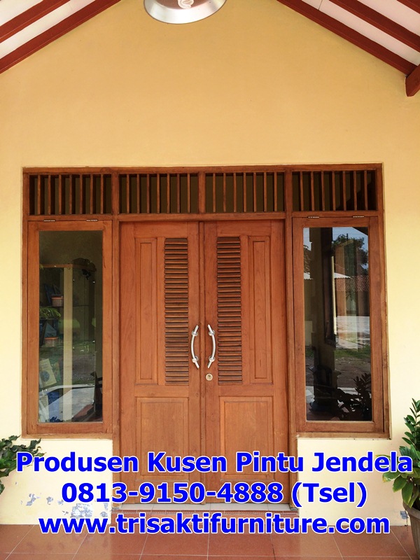  Kusen Pintu dan Jendela Kayu 0813 9150 4888 Tsel Jati 