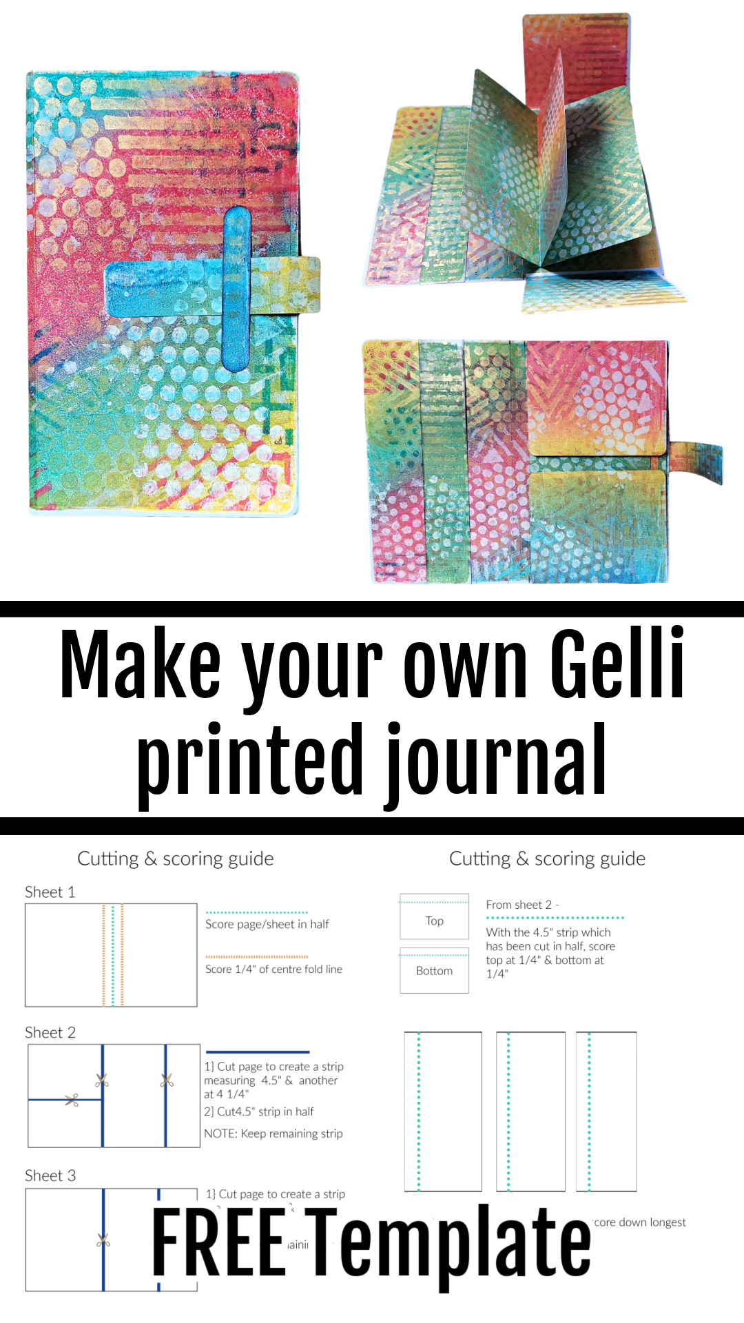 Basic Gelli Plate Printing Art Lesson for beginners - Art With