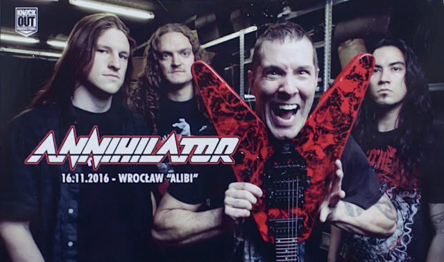 Annihilator Wrocław relacja z koncertu