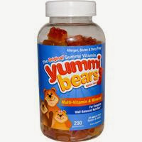 iHerb Coupon Code YUR555 Hero Nutritional Products, Yummi Bears Multi-Vitamin & Mineral, Natural Fruit Flavors, 200 Gummy Bears
