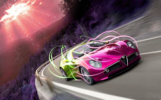 Cool Abstract Cars HD Wallpapers, red abstract car image