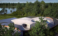 Futuristic House Birkensee Design Surrounded by Forest and Overlooking a Lake in the South of Vienna Futuristic House Birkensee Design Surrounded by Forest and Overlooking a Lake in the South of Vienna