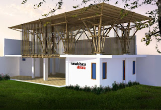  Desain  Rumah  Bambu  Terbaru 2012