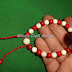 Gelang tarik Merah Putih TULANG SAPI vs BATU MARJAN RED CORAL  8 mm By Wisata Craft Jember