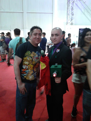 With Lex Luthor at the Argentina Comic-Con in Buenos Aires in 2019