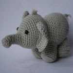 patron gratis elefante amigurumi | free pattern amigurumi elephant 