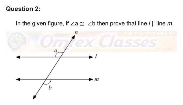 Practice Set 2.2,  Chapter 2 - Parallel Lines Mathematics Part II Solutions for Class 9 Math