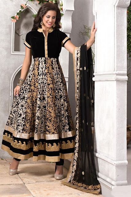 Impressive Look Latest Semi Stitched Anarkali Suits