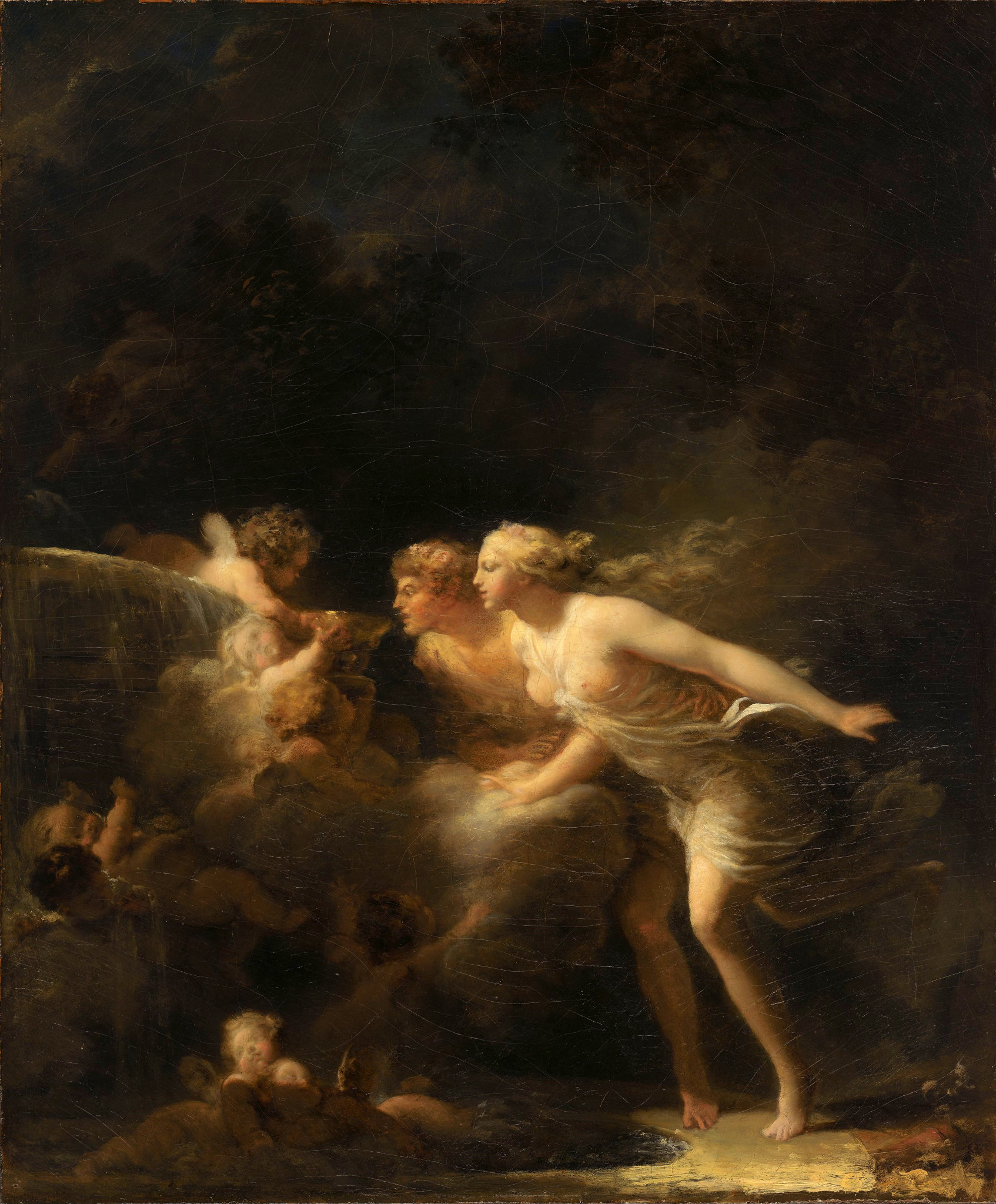 Jean-Honoré Fragonard: La fontaine d'amour, 1785