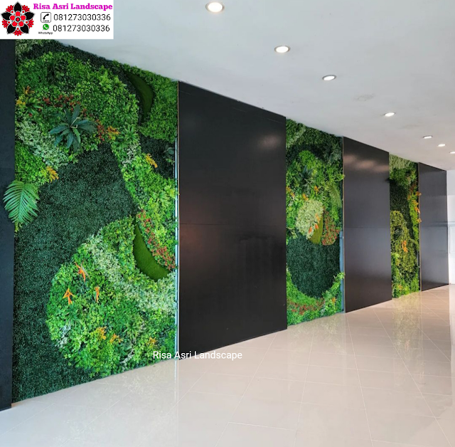 Risa Asri Landscape - Galeri Vertical Garden Tanaman Daun Asli & Palsu Atau Plastik Sintetis Artifisial