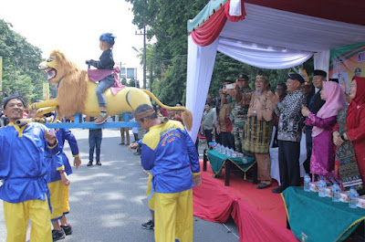 Lestarikan Seni dan Budaya, Bupati Asahan Lepas Parade PSBD ke -V