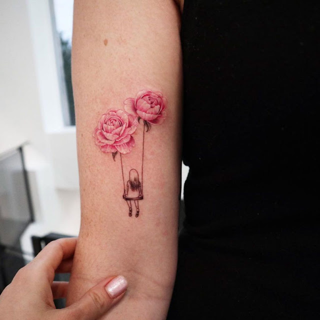 Tatuagens de flores para as mulheres